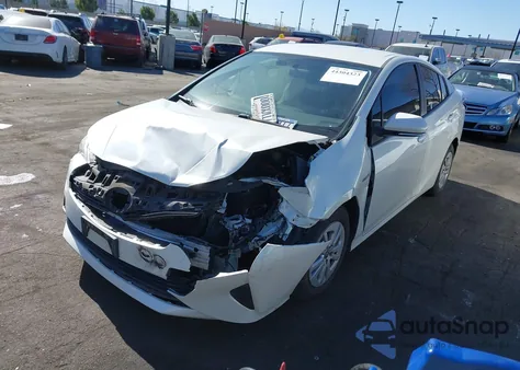 2016 Toyota Prius Two z USA, uszkodzony, nr VIN JTDKBRFU6G3011417